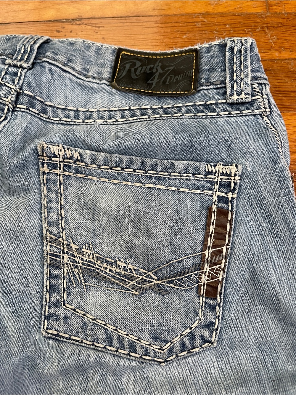 Men’s Rock 47 Denim - Bootcut Jeans 29x34 - Picture 4 of 5